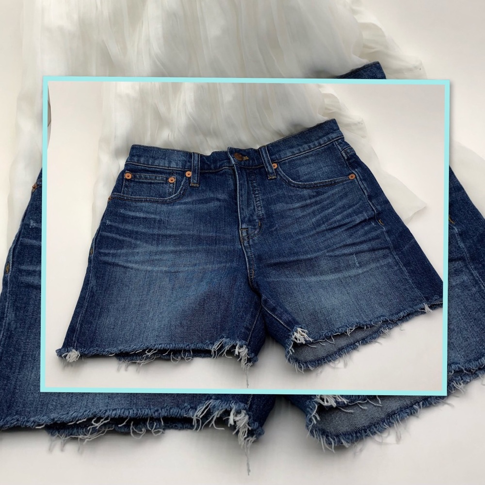 MADEWELL DENIM CUT OFF SHORTS 25